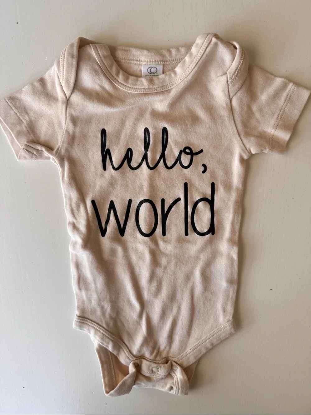 H&M Rust, Light Blue and Cream Baby One-Piece Set